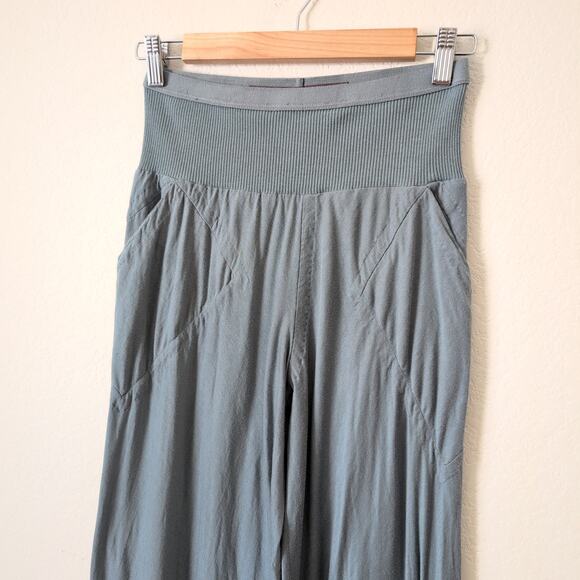 Rick Owens Lilies Forever Bias Hollywood Wide Leg Pants Steel Blue Viscose US 4 - Picture 6 of 8